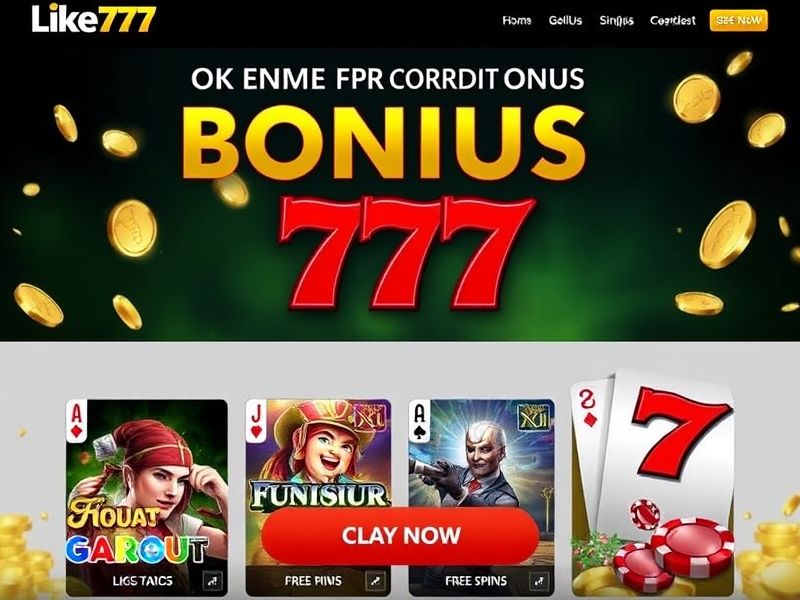 Welcome to like777.com, your premier online casino destination for high-quality gambling games, live dealer experiences, slot machines, poker, and exclusive bonuses. Play securely for real money and enjoy a wide variety of options for an immersive gaming session.